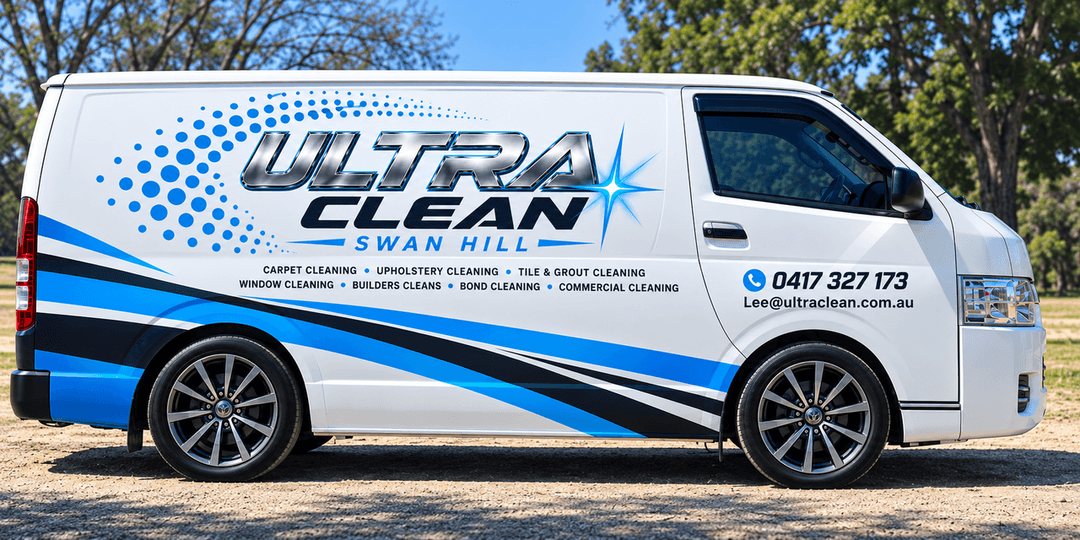 Ultraclean Swan Hill branded van